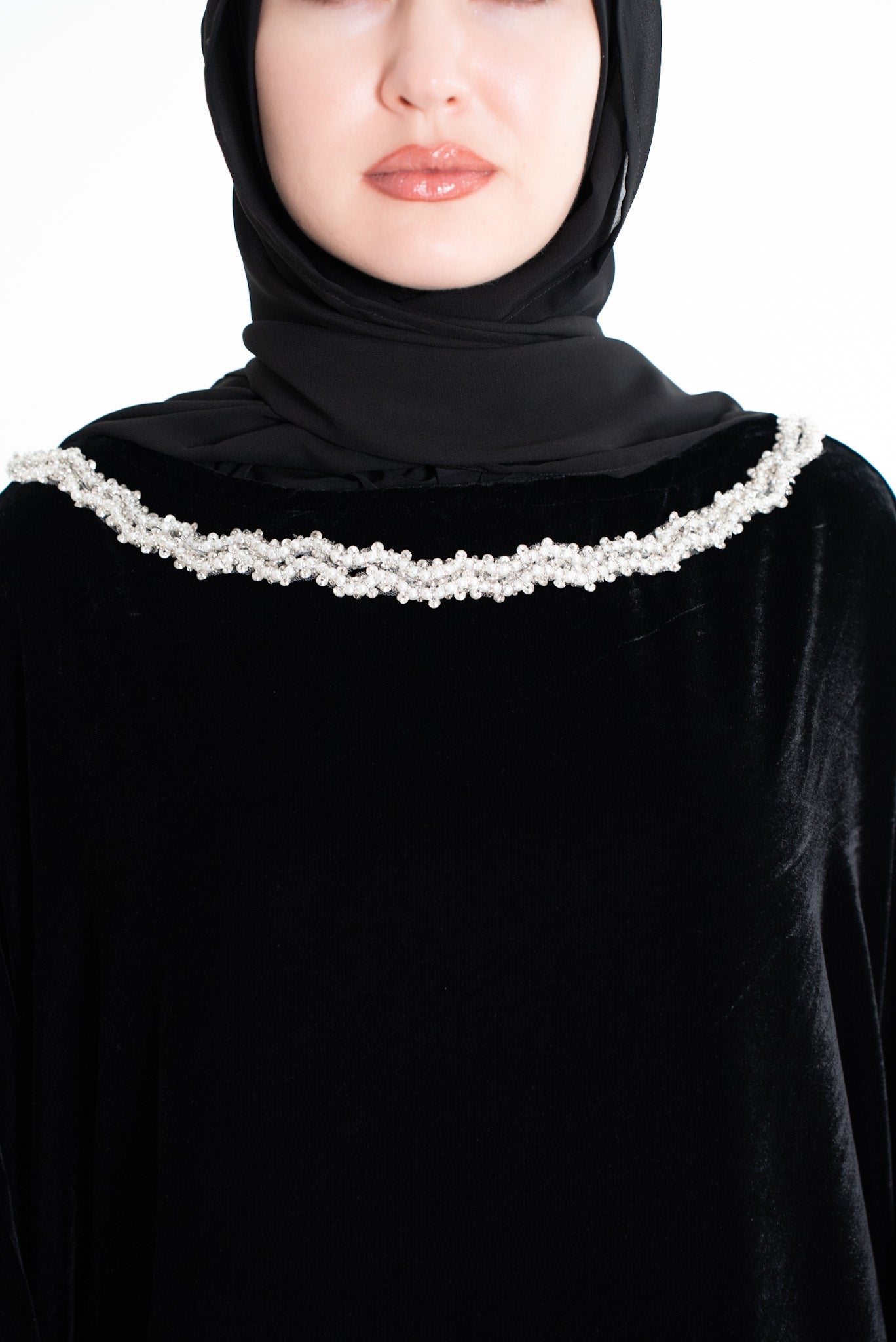 MIDNIGHT VELVET ABAYA